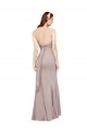 Purchase Fit and Flare Long Chiffon Prom Dress with Sash and Open Back UK