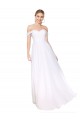 Purchase Off the Shoulder Long Full Length Chiffon Prom Dress UK
