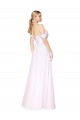 Purchase Off the Shoulder Long Full Length Chiffon Prom Dress UK