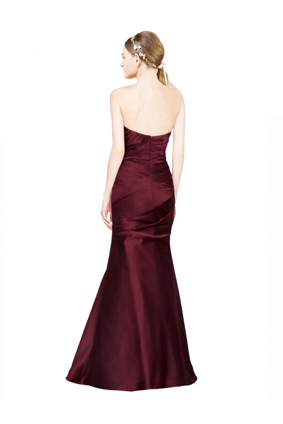 Purchase Mermaid Sweetheart Soft Satin Prom Dress with Pleats UK
