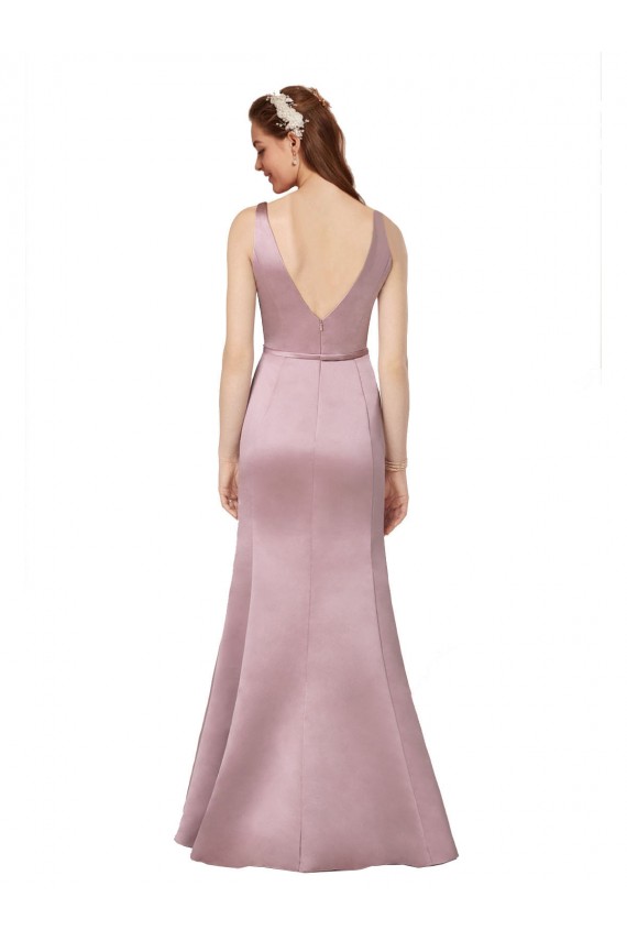 Purchase Sexy Satin Prom Dress with Side Cutouts UK