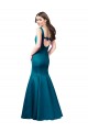 Purchase Long Sleek Satin Prom Dress with U-Back UK