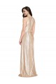 Purchase Floor Length Halter Neck Sparkling Sequin Prom Dress with Pleats UK