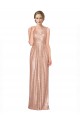 Purchase Draped V-Neck Striking Sheath Floor Length Sequin Prom Dress UK