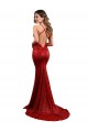 Purchase Low Back Mermaid V-Neck Long Sequin Prom Dress UK
