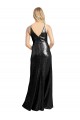 Purchase Full Length A-Line Sequin Prom Dress with Spaghetti Straps V-Neckline UK