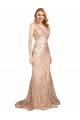 Purchase Sleek Long Mermaid Sparkling Sequin Prom Dress UK