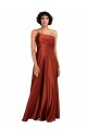 Purchase Sophisticated One Shoulder Silky Satin Prom Dress with Full Skirt UK