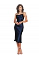Purchase Short Sleeveless Spaghetti Straps Cowl Neckline Silky Satin Cocktail Prom Dress / Homecoming Dress UK