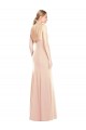 Purchase V-Spaghetti Strap Open Back Bateau Neck Trumpet Prom Dress UK
