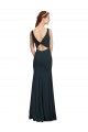 Purchase Sleeveless Bateau Neckline Crepe Prom Dress with Twist Back UK