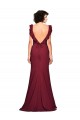 Purchase Crepe Slip Prom Dress with Ruffled Straps UK