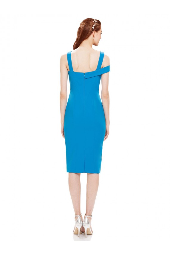 Purchase Sleeveless Crepe Cocktail Prom Dress / Homecoming Dress with Keyhole Off The Shoulder Detailing UK