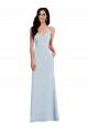 Purchase V Back Spaghetti Strap Maxi Prom Dress with Pockets UK