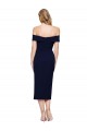 Purchase Midi Length Short Crepe Cocktail Prom Dress / Homecoming Dress with Side Split UK