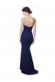 Purchase Deep V-Neck Spaghetti Straps Mermaid Crepe Prom Dress UK