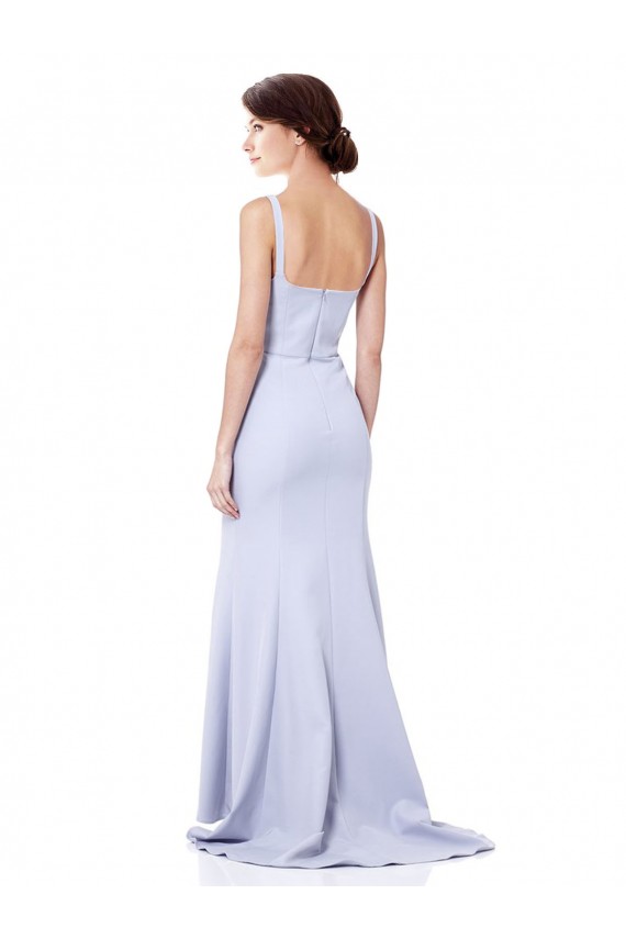 Purchase Sweetheart High Neck Sleeveless Crepe Prom Dress UK
