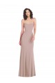 Purchase Strapless Princess Line Crepe Mermaid Prom Dress UK