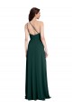 Purchase A-Line Slim One Shoulder Crepe Prom Dress with Asymmetrical Straps and Side Slit UK