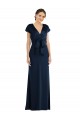 Purchase Soft Bow Blouson Bodice Trumpet Crepe Prom Dress UK